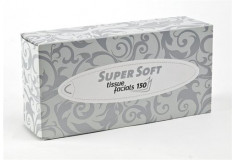 Utierky kozmetické Super Soft 2-vrstvové 150ks