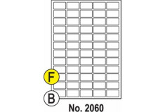 Etikety SOTO 2060, farebné, 37x21 žlté