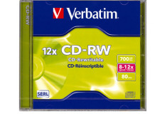 CD-RW VERBATIM 700MB data
