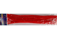 Drôtiky dekoračné 30cm červené 15ks