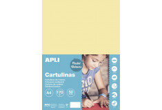 Farebný papier A4 170g APLI A16499 lieskový orech
