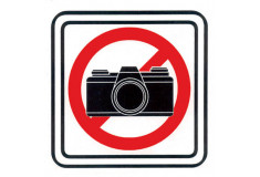 Piktogram zákaz fotografovania