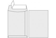 Obálky C4 samolepiace s páskou biele