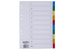 Register A4 10-farbený SPOKO