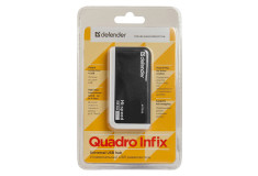 USB HUB 2.0 1/4 port Quadro Infix (darček pre maloobchodný nákup nad 150,-€)