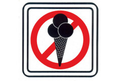 Piktogram zmrzlina-zákaz