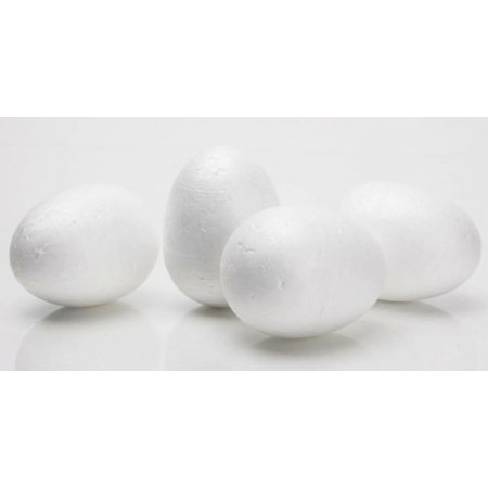 Dekoračné vajcia polystyrénové 90mm/6ks
