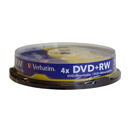 DVD +RW Verbatim CakeBox/10ks