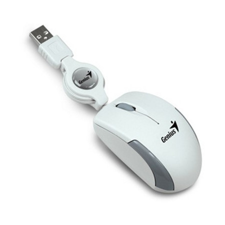 Myš Genius Micro Traveler USB white
