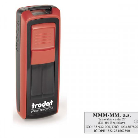 Trodat Mobile Printy 9512 47x18mm