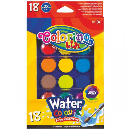 Vodové farby Colorino 18ks