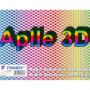 Dekoračný samolepiaci papier Apple 3D