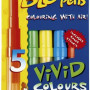 Fixy fúkacie/5ks  Vivid Colours na papier